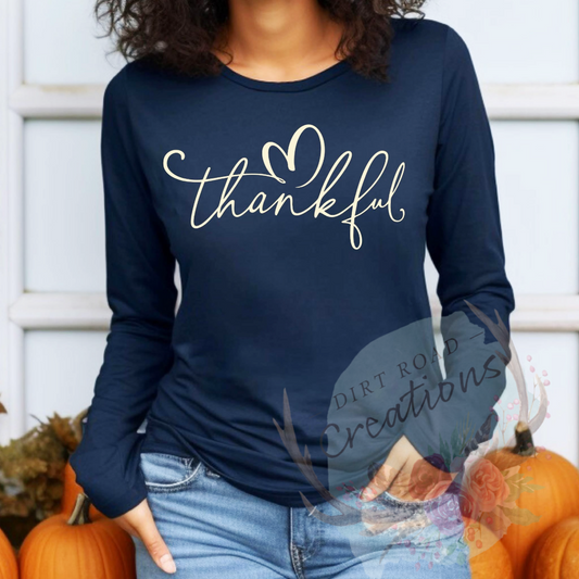 Thankful screen print Sweatshirt