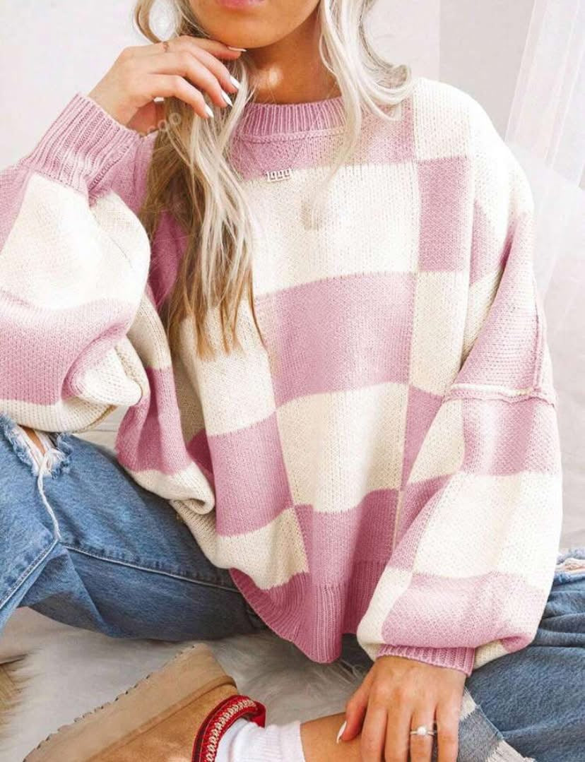 Preorder: Cozy Checker Sweater