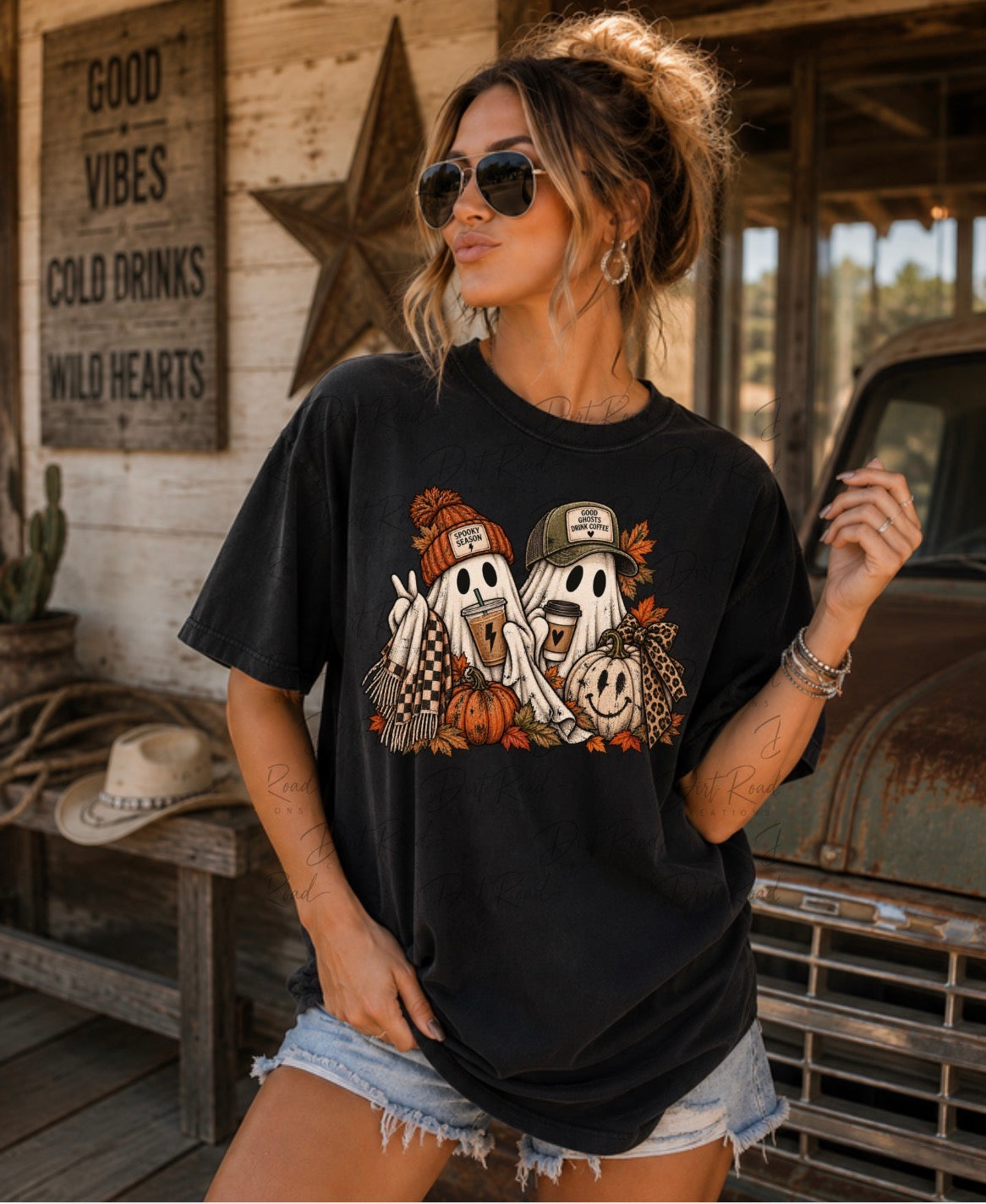 Ghosties graphic tee
