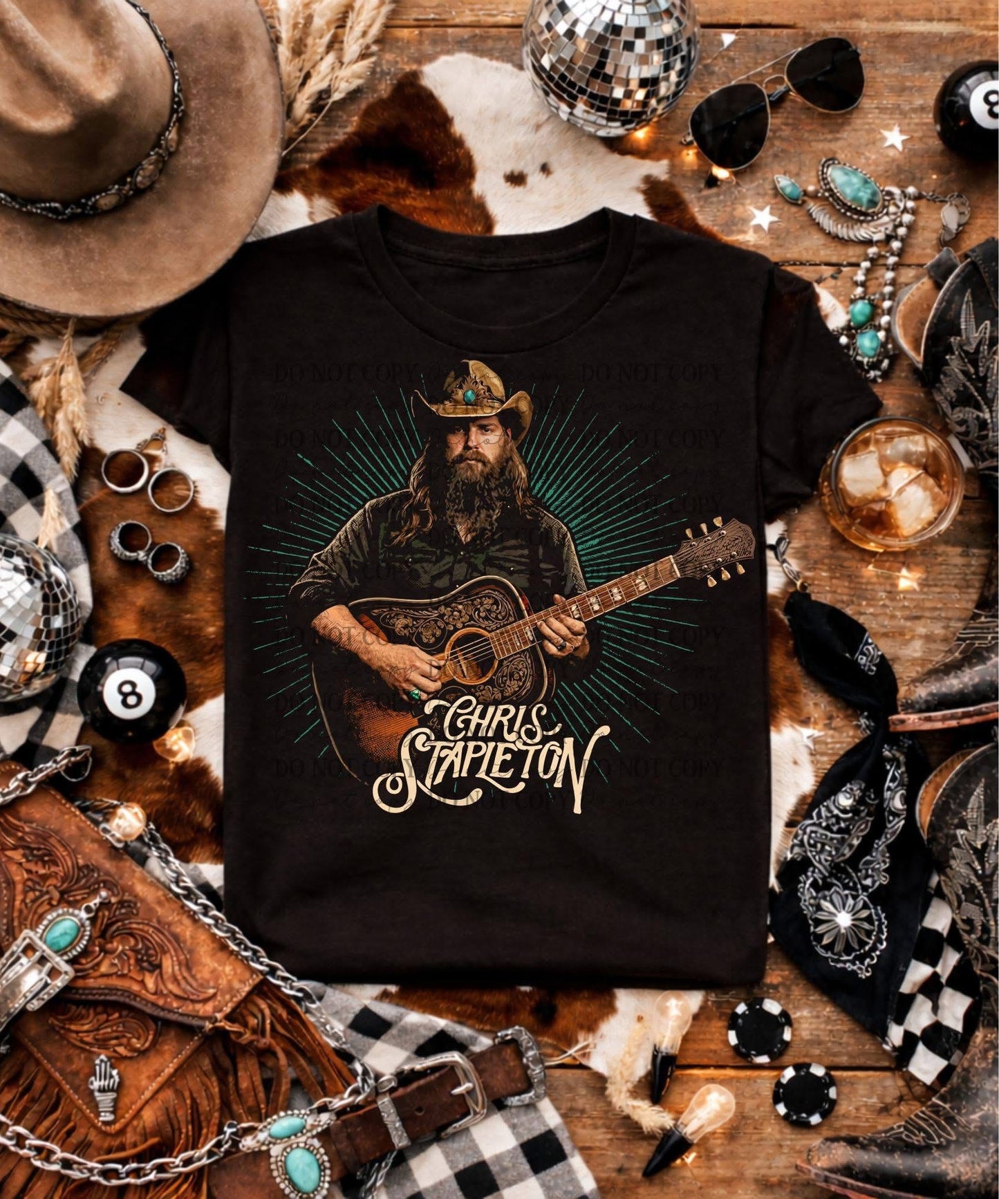 Retro Chris Stapleton graphic tee