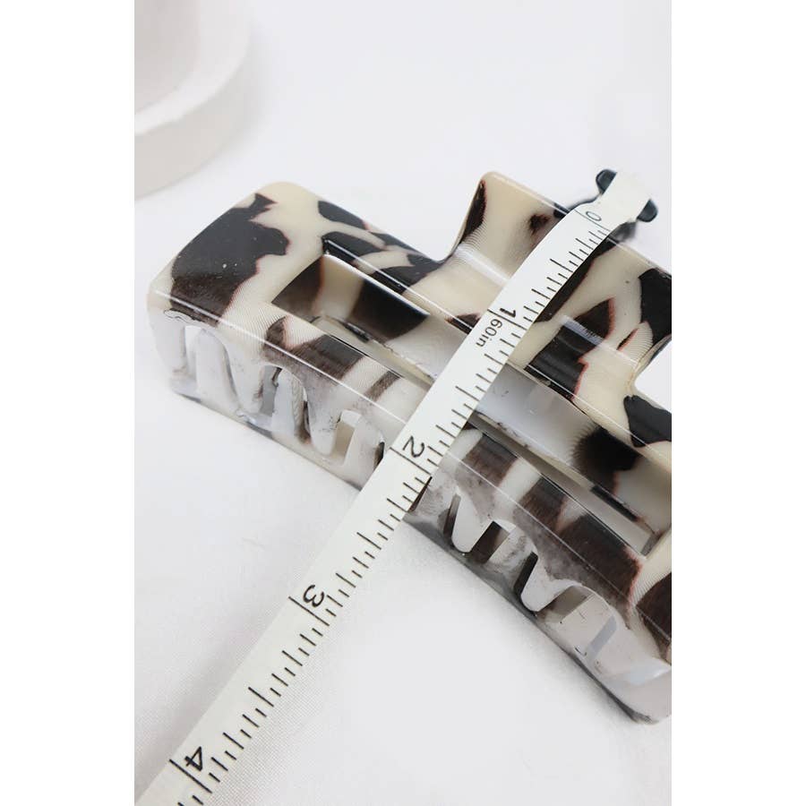 Leopard Design Hair Claw Clip: MIX COLOR / ONE