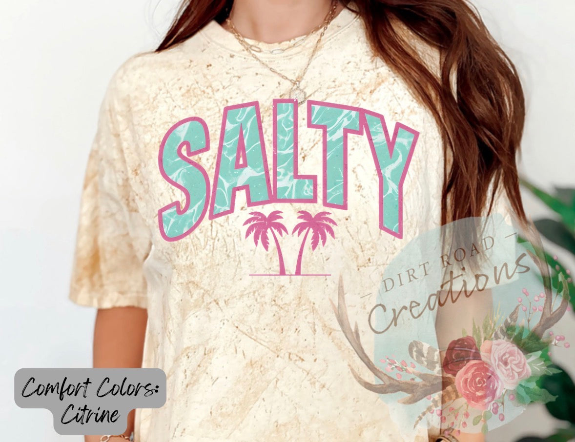 Salty graphic tee