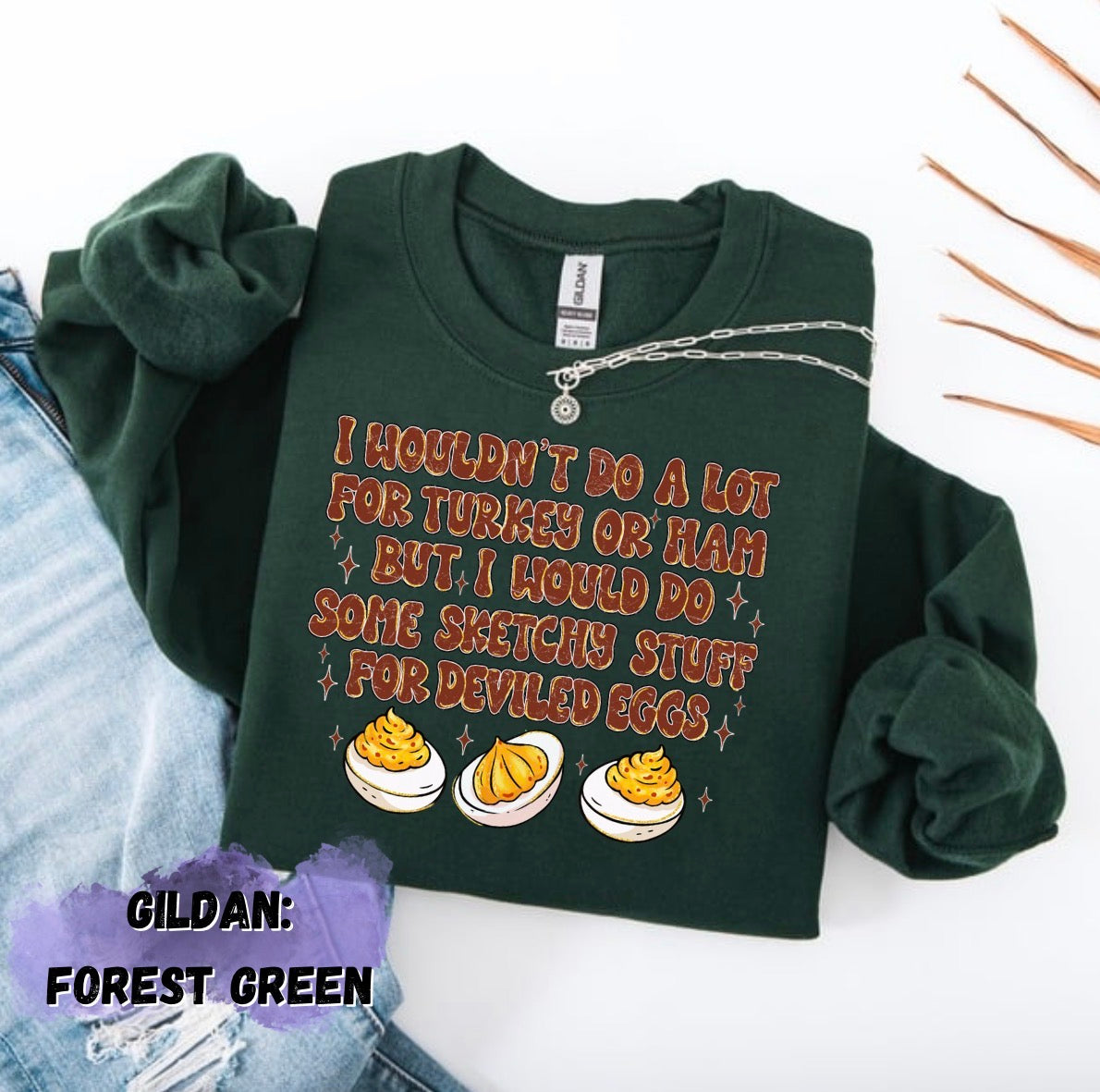 Deviled eggs graphic tee
