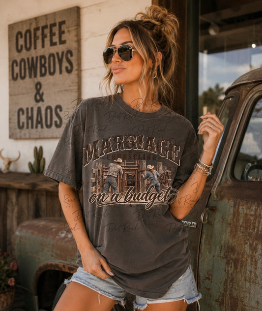 Marriage counseling graphic tee