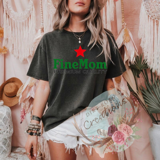 Fine mom graphic tee