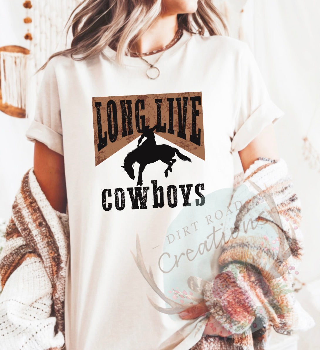 Long live cowboys graphic tee