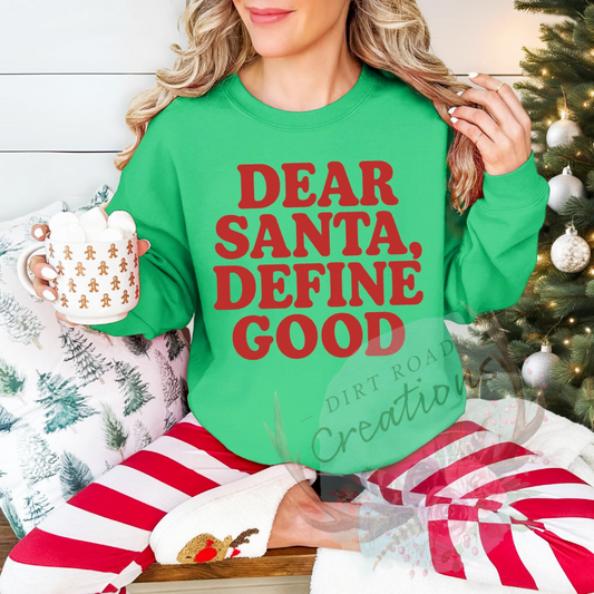 Dear Santa, screen print TEE