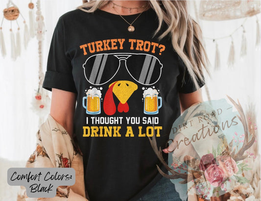 Turkey trot graphic tee
