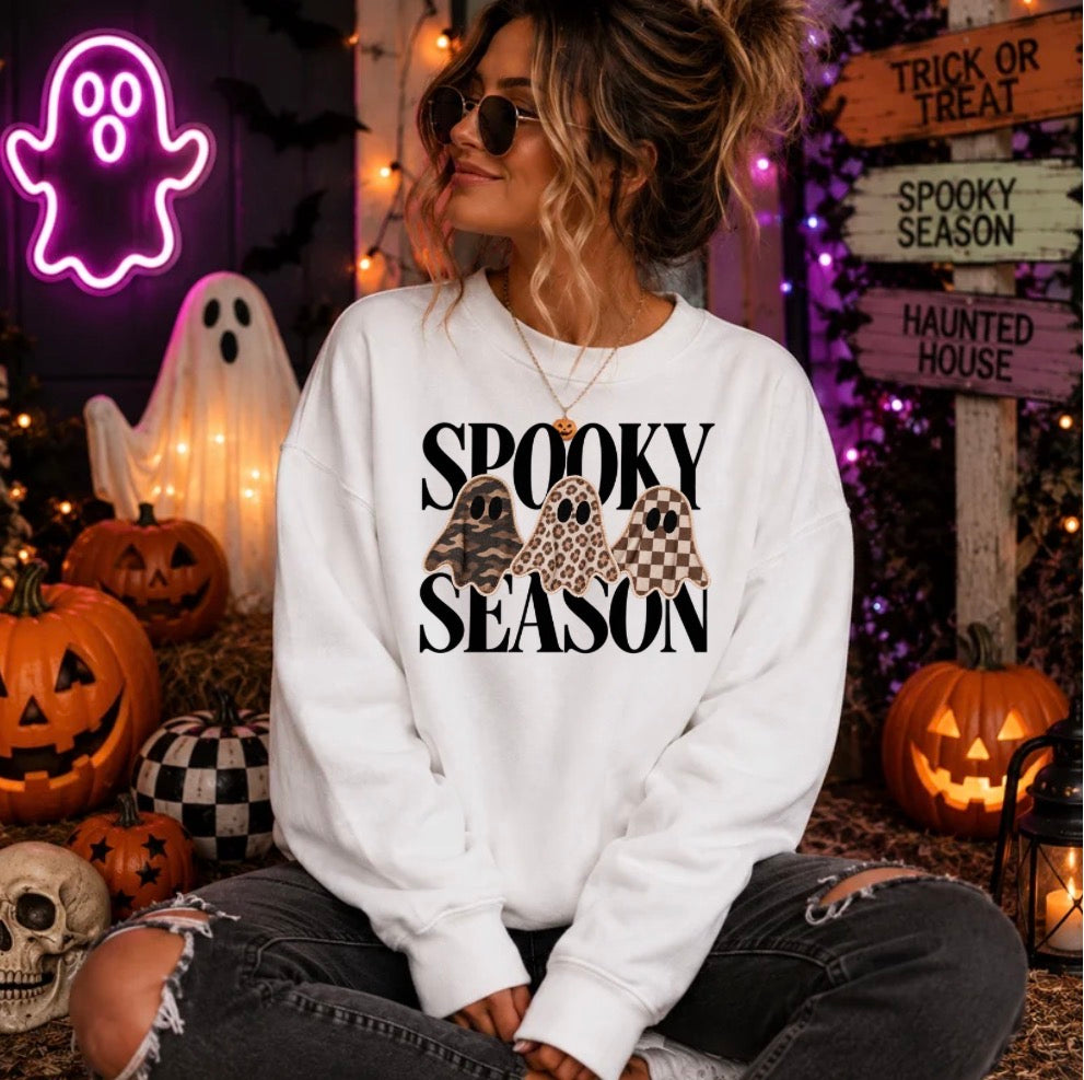 Camo spooky sweatshirt