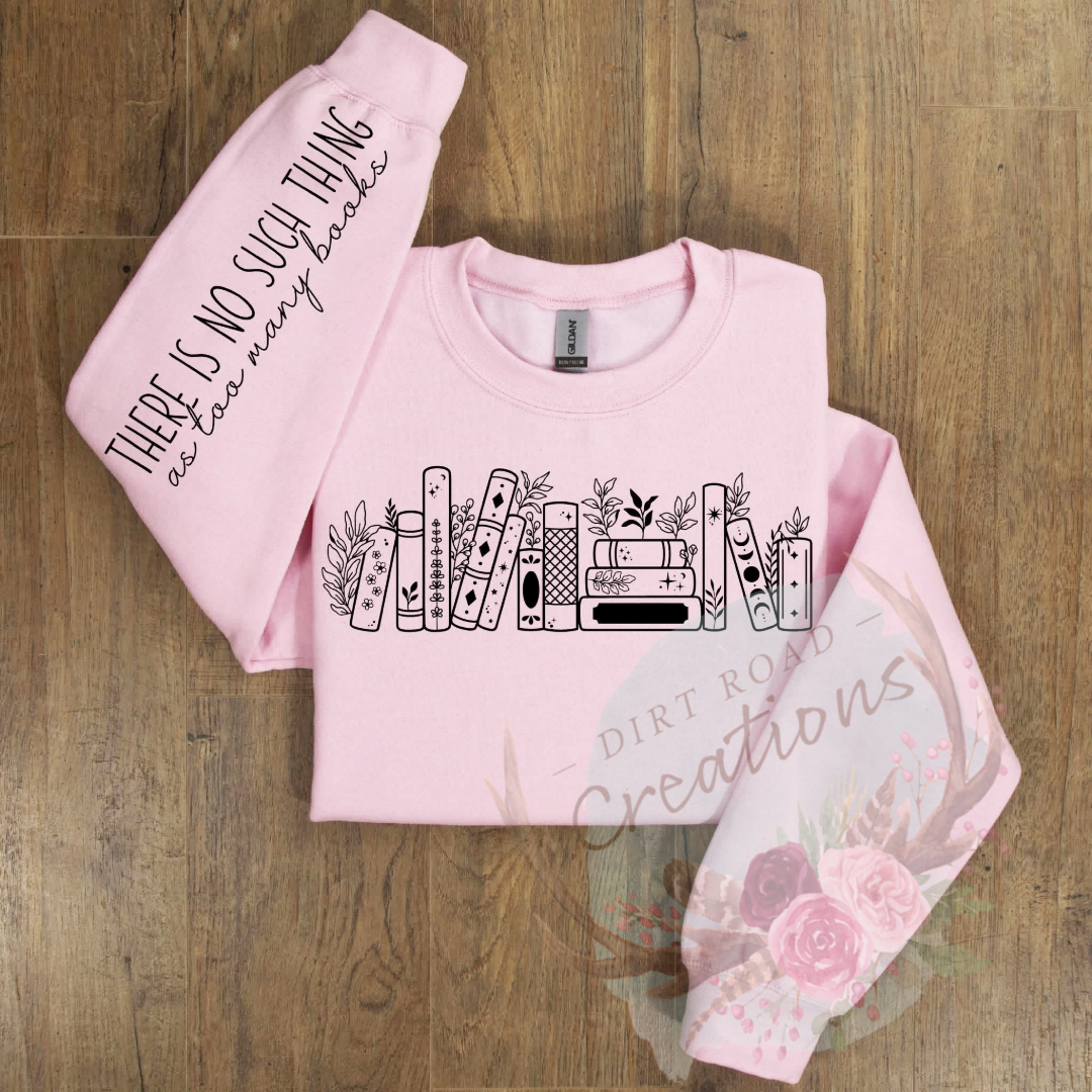 Books screen print Sweatshirt