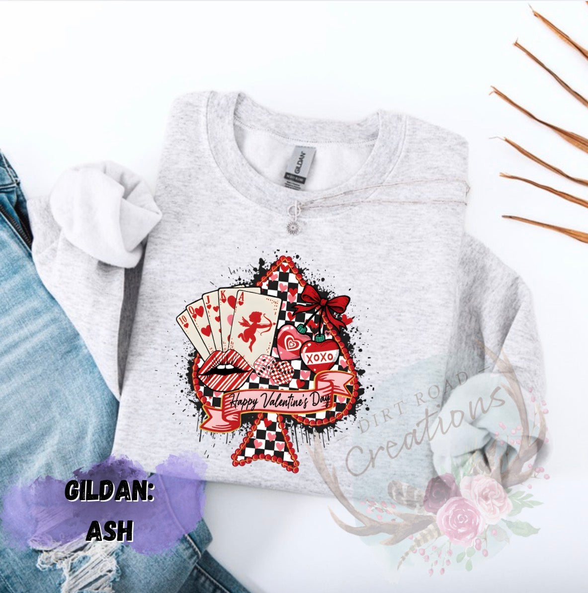 Cupid spade graphic tee