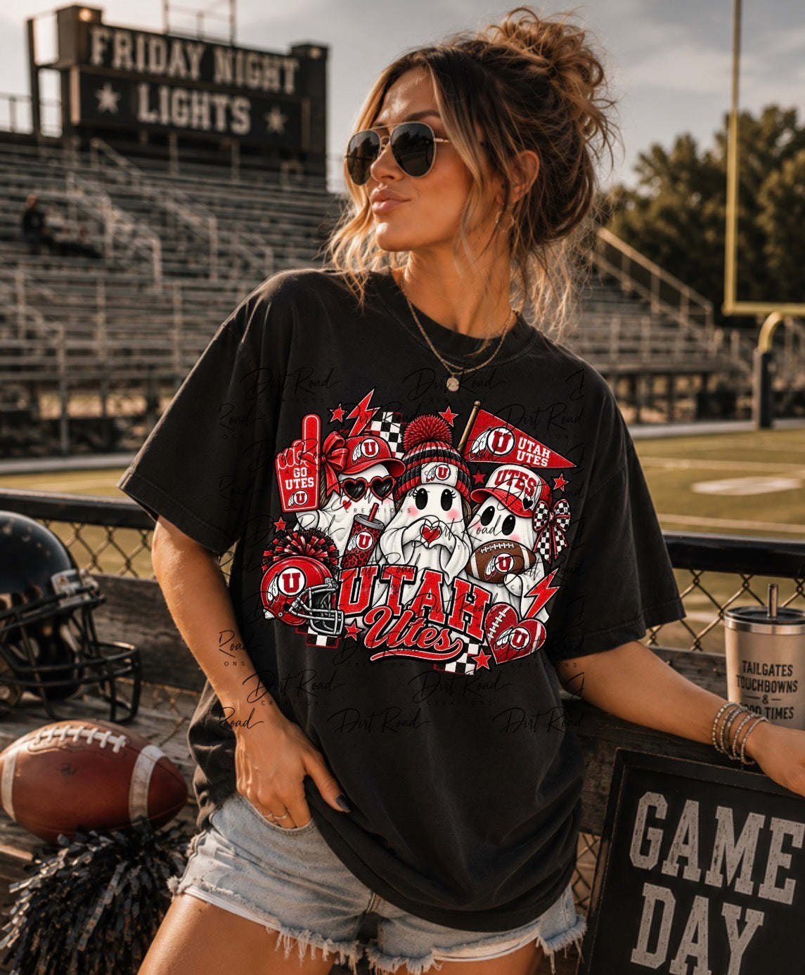 Ute ghosties graphic tee