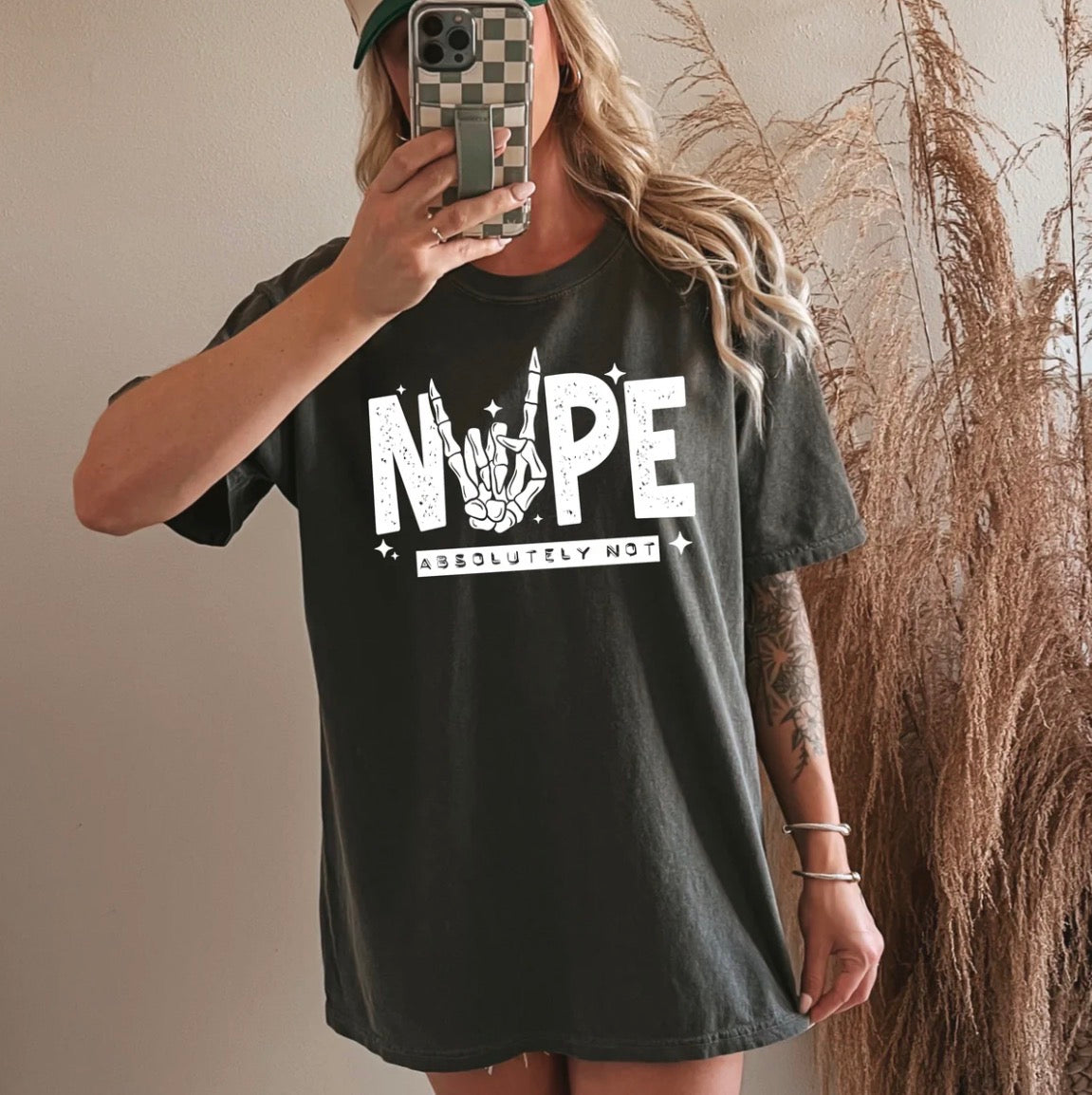 Nope graphic tee
