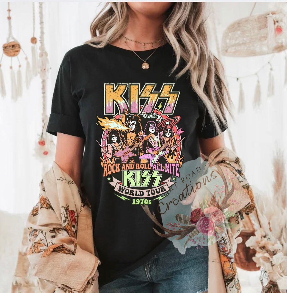 Kiss graphic tee