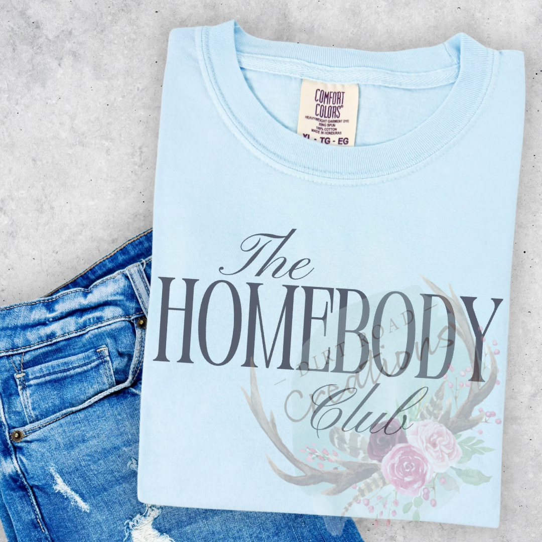 Homebody club screen print Sweatshirt