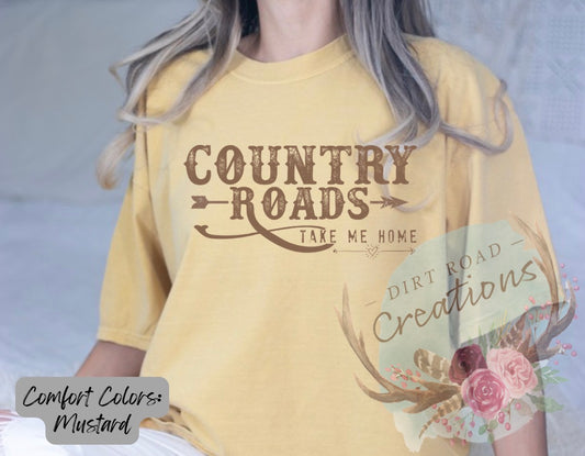 Country Roads graphic tee