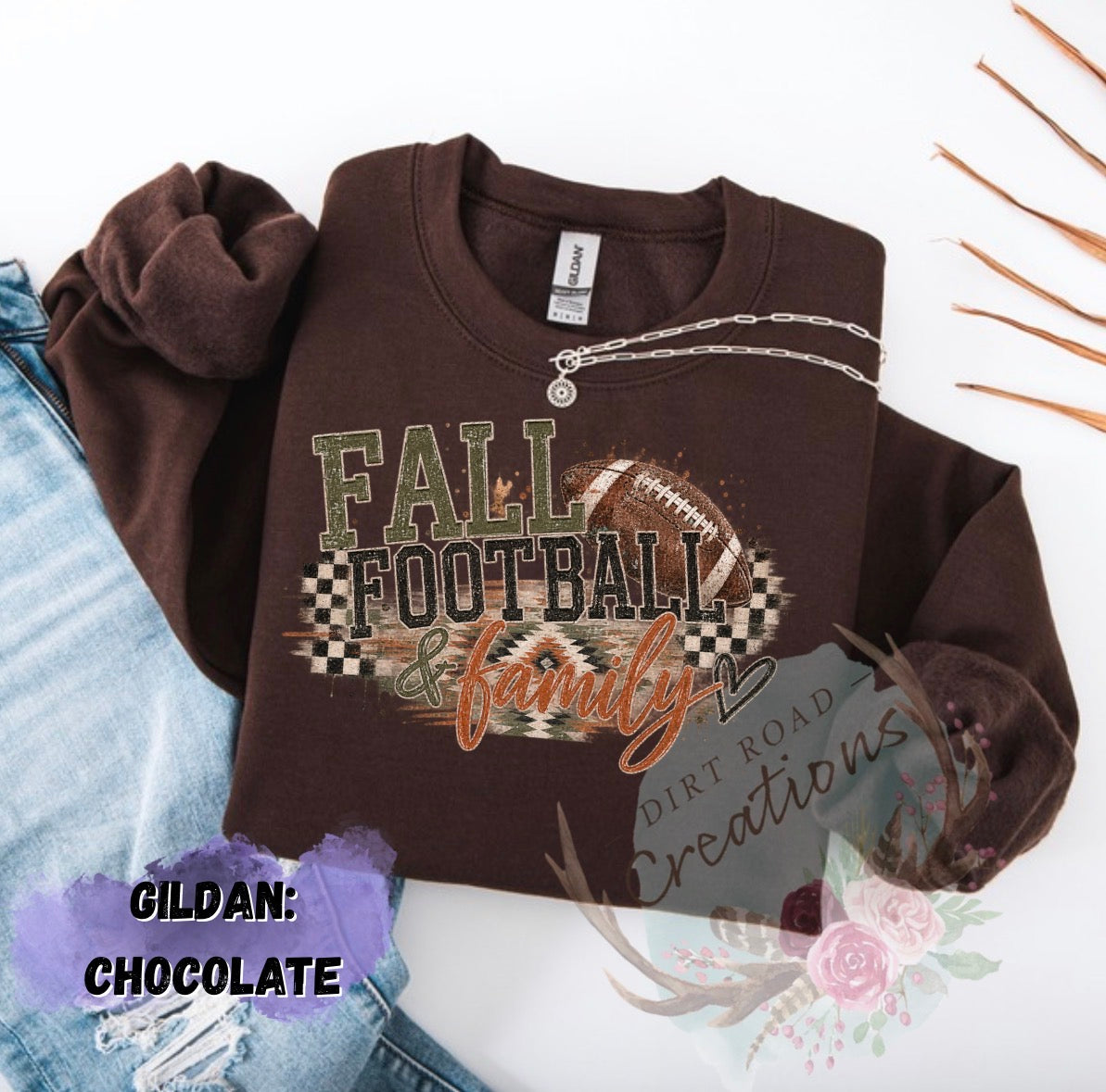 Fall, football, family sweatshirt