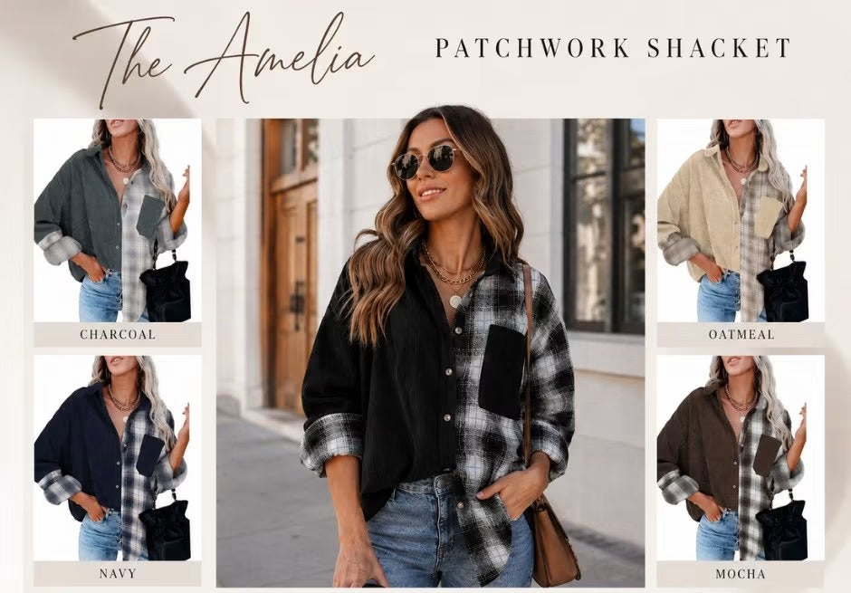 Preorder: Patchwork Shacket