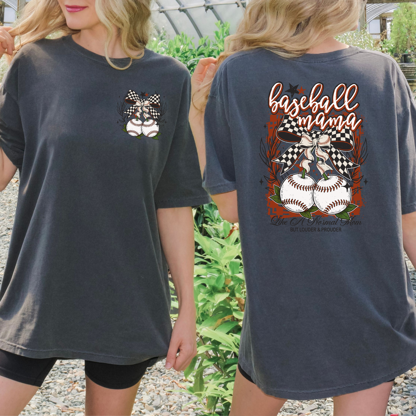Baseball mama graphic tee