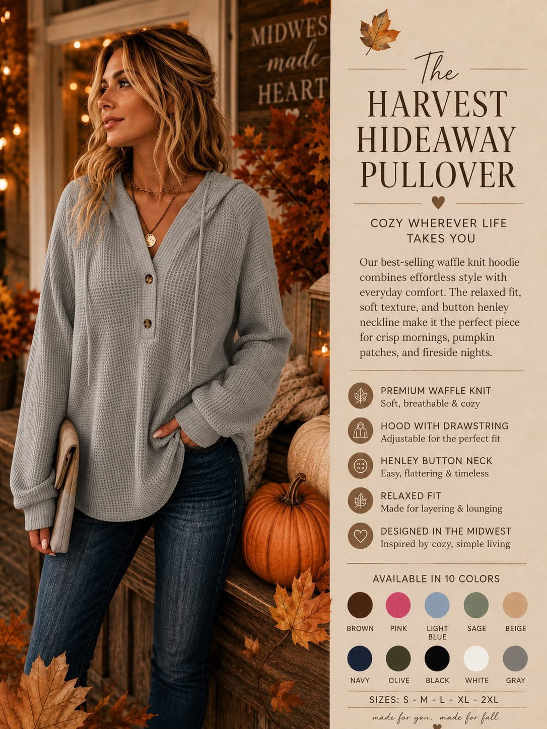 Preorder: Harvest Hideaway Pullover