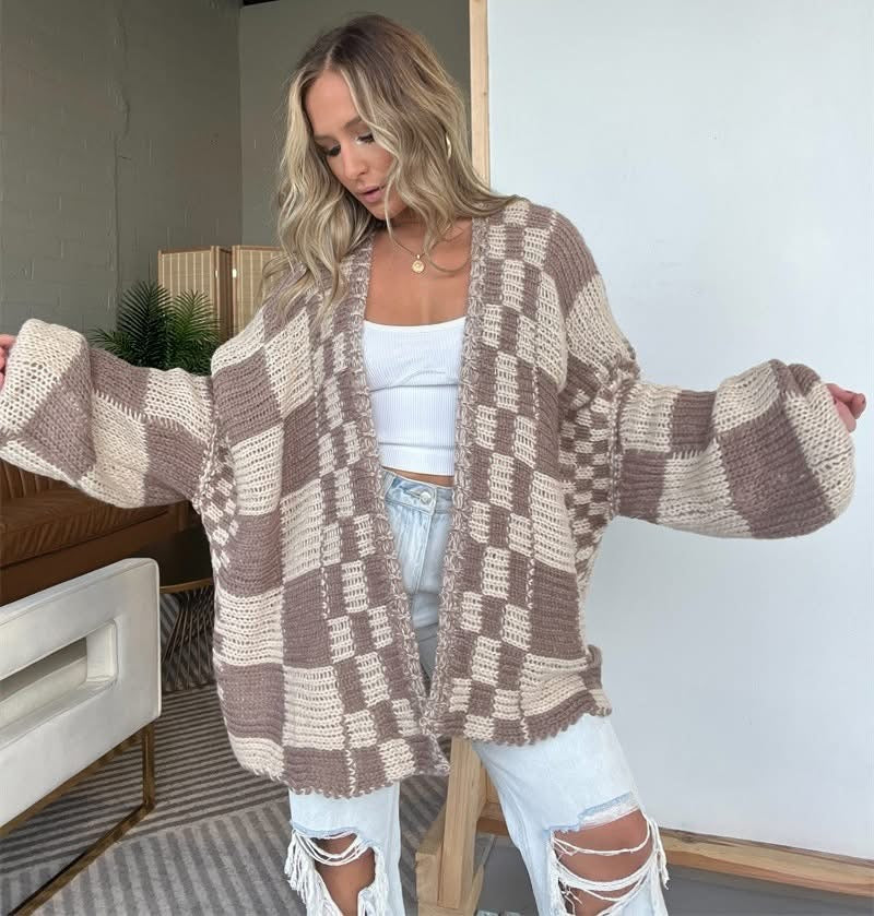 Preorder: Cozy Check Cardigan