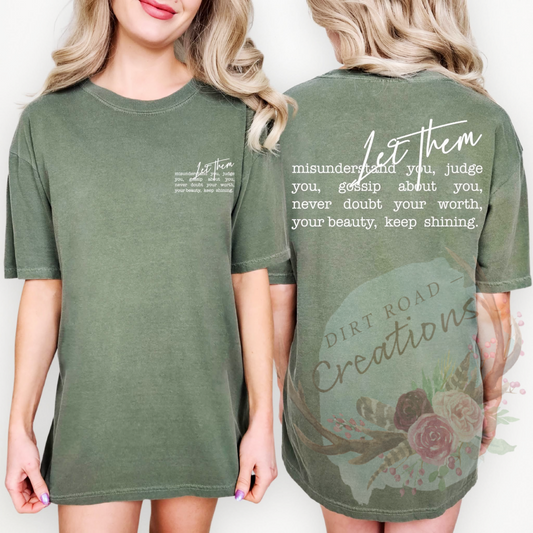 Let them screen print tee