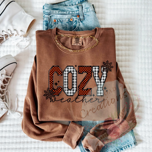 Cozy weather graphic Sweatshirt