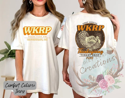 WKRP f&b graphic tee