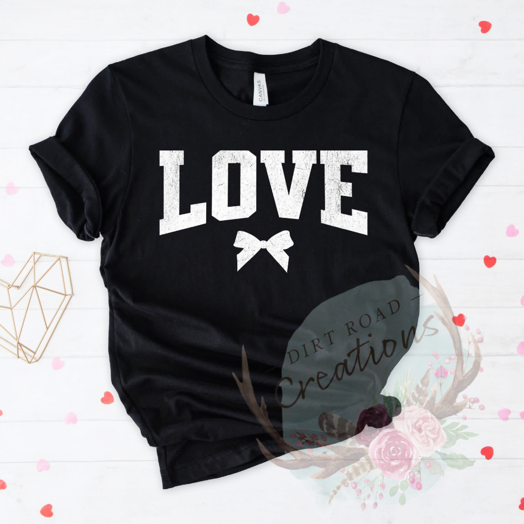 LOVE screen print tee