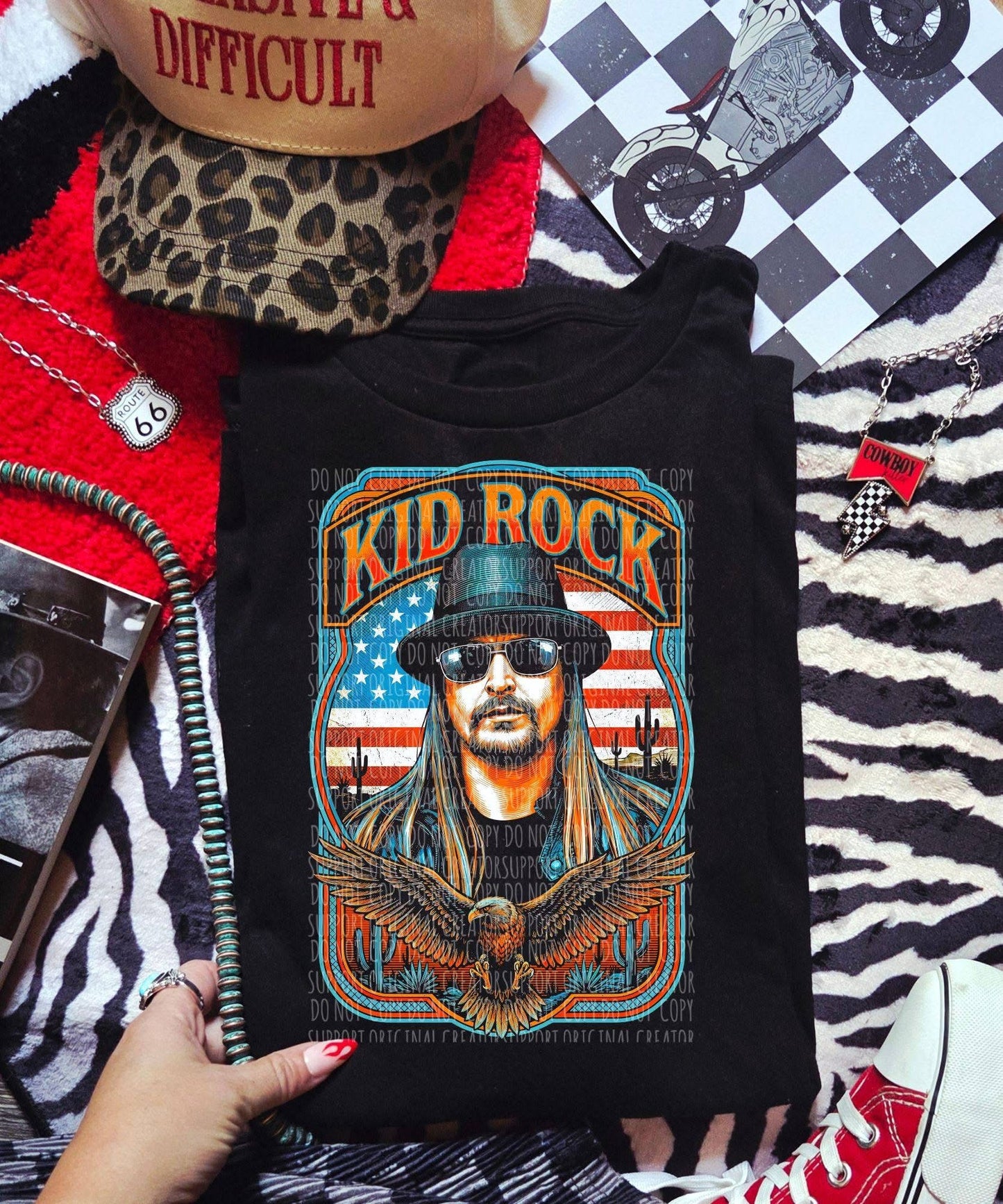 Retro Kid Rock graphic tee