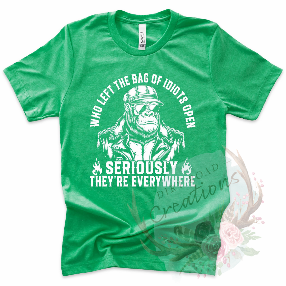 A bag of idiots screen print Sweatshirt