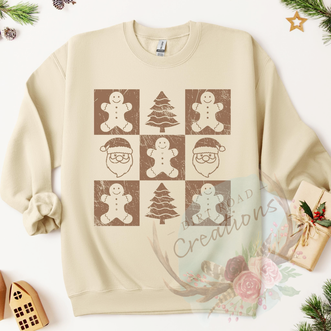 Gingerbread screen print TEE