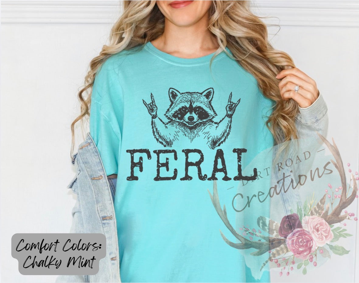 Feral graphic tee