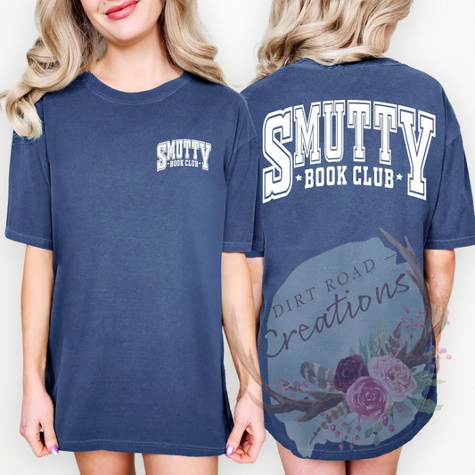 Smutty book club tee