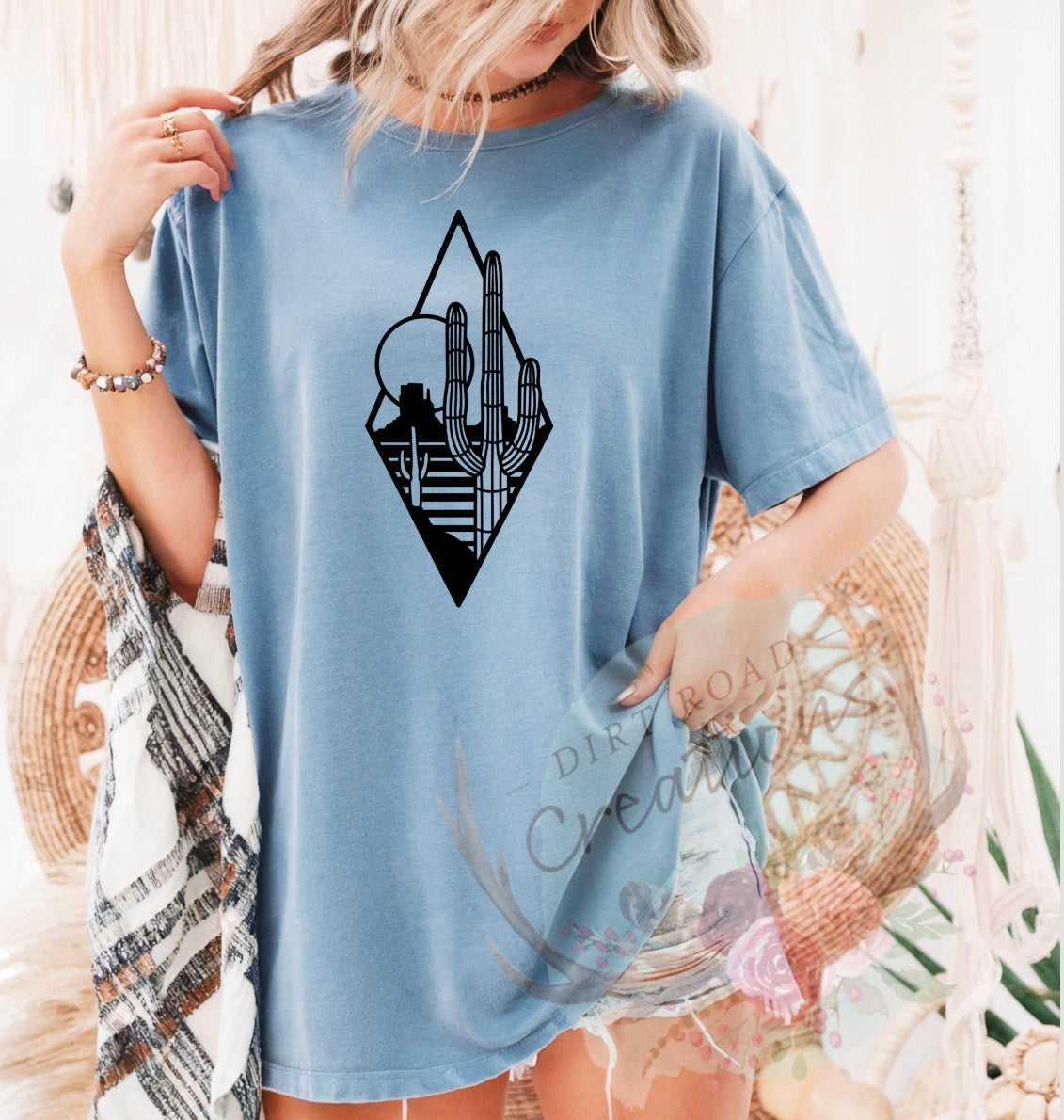 Triangle graphic tee