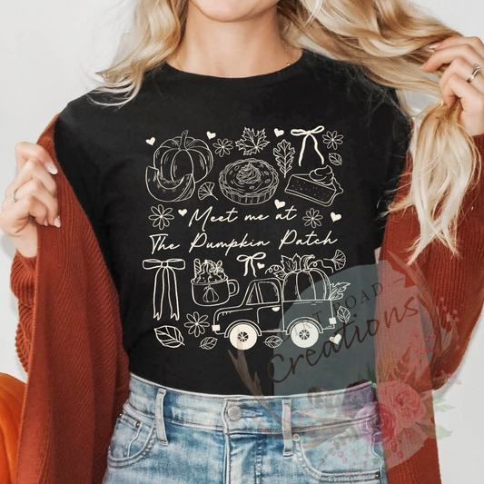 You had me at pumpkin patch screen print TEE