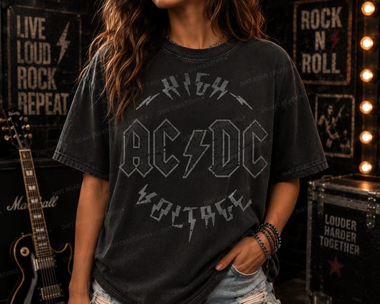 High voltage graphic tee