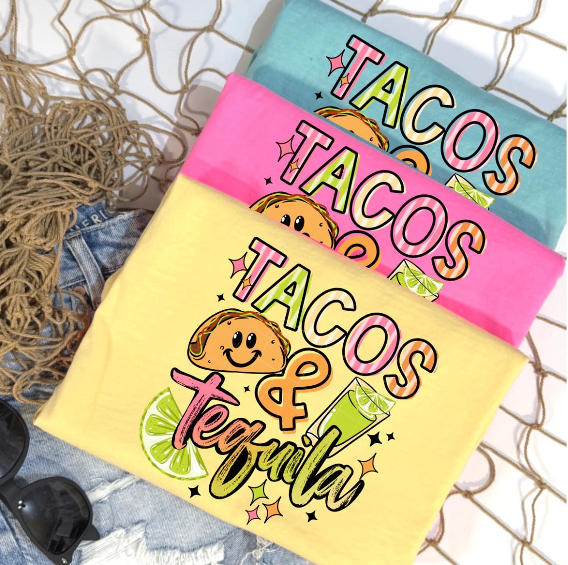Tacos & Tequila graphic tee
