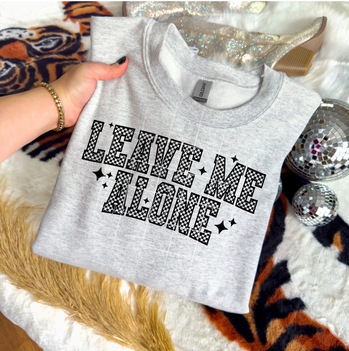 Leave me alone graphic tee