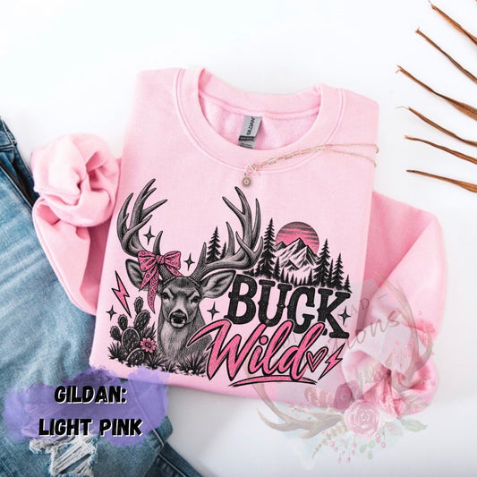 Halftone buck wild sweatshirt