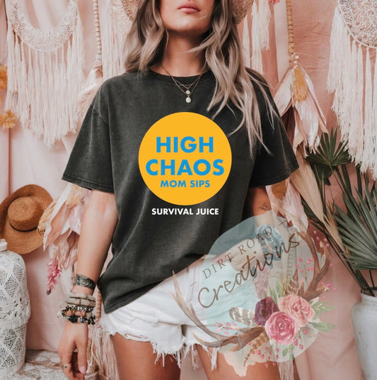 High chaos graphic tee