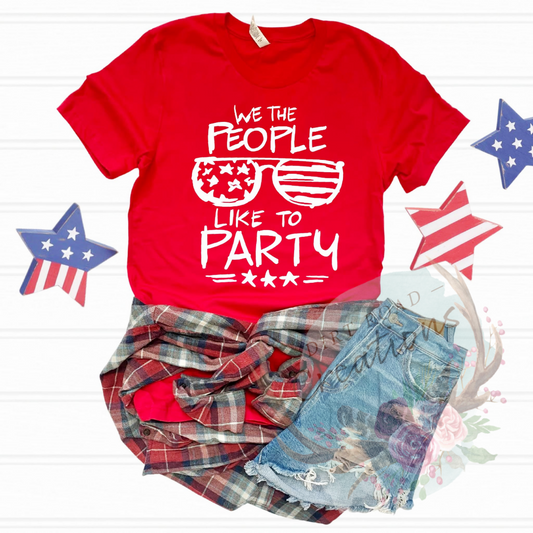 We the people like the party tee
