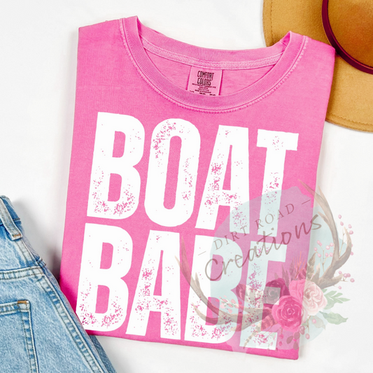 Boat babe tee