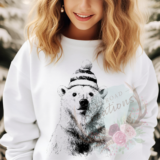 Polar Bear screen print tee