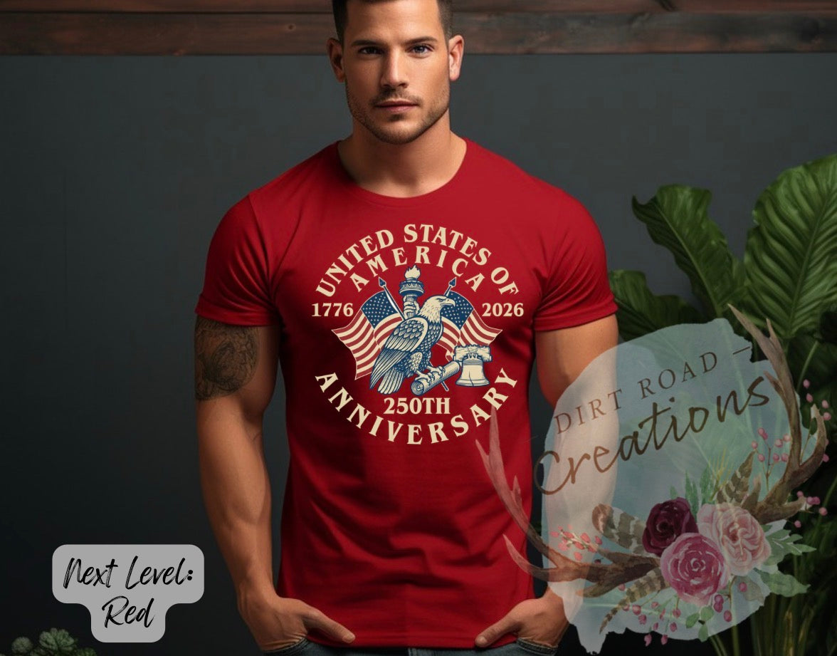 USA 250th graphic tee