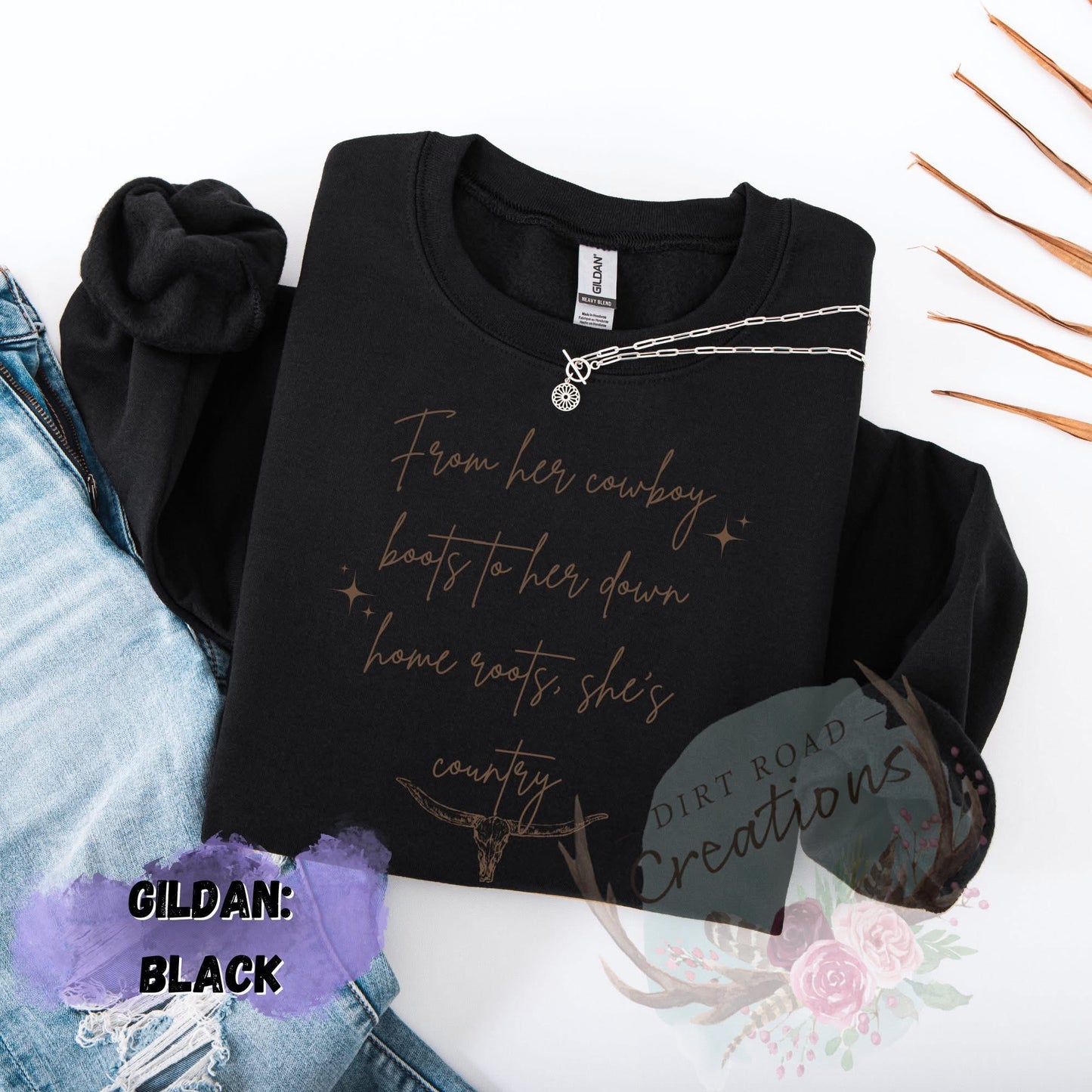 From her cowboy roots graphic tee