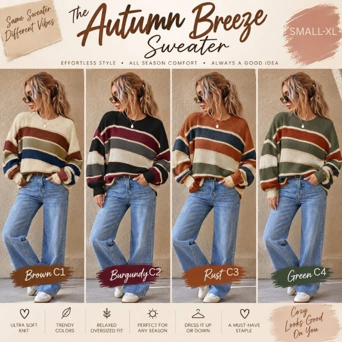 PREORDER: AUTUMN BREEZE SWEATER
