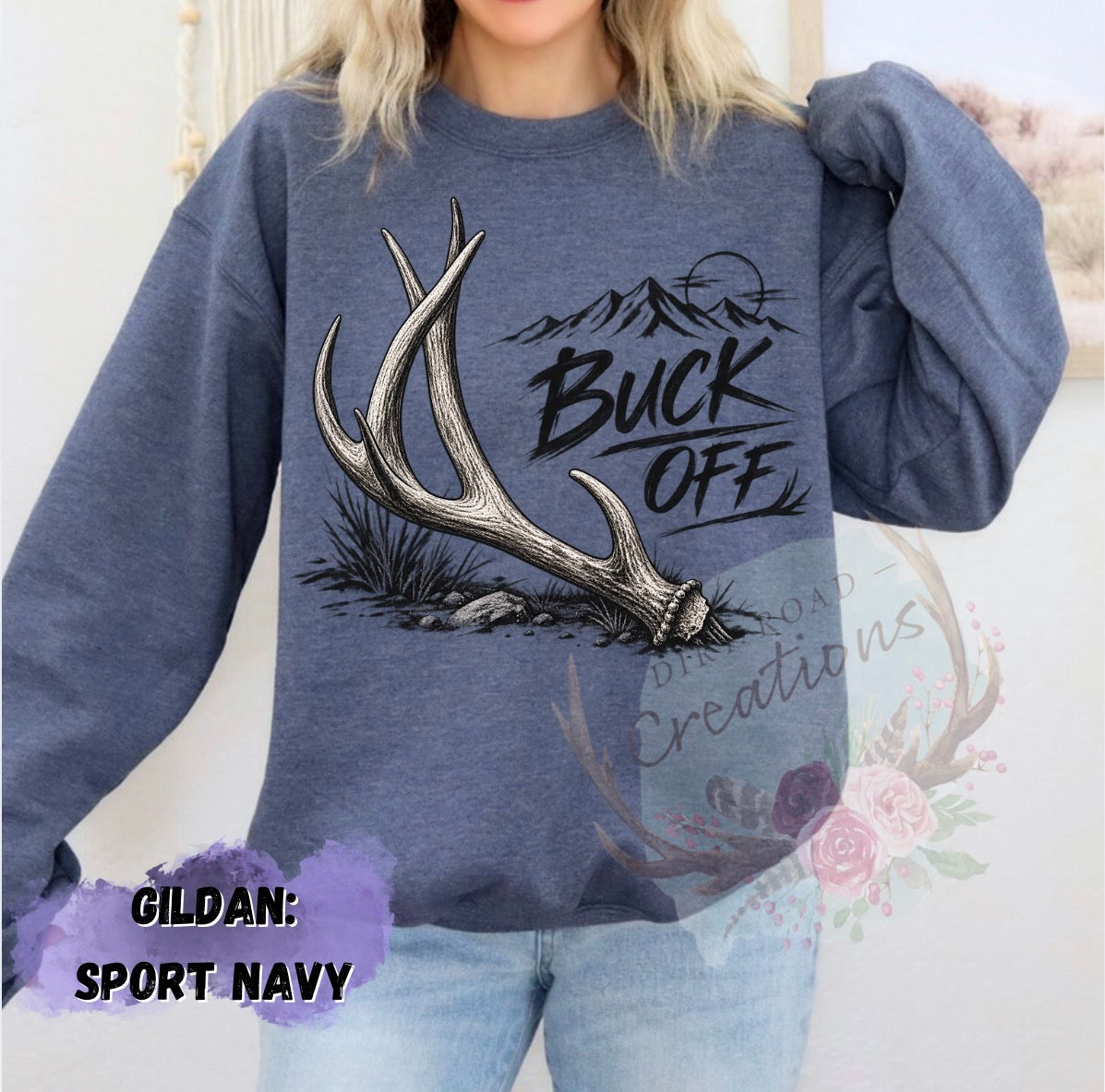 Buck off graphic tee