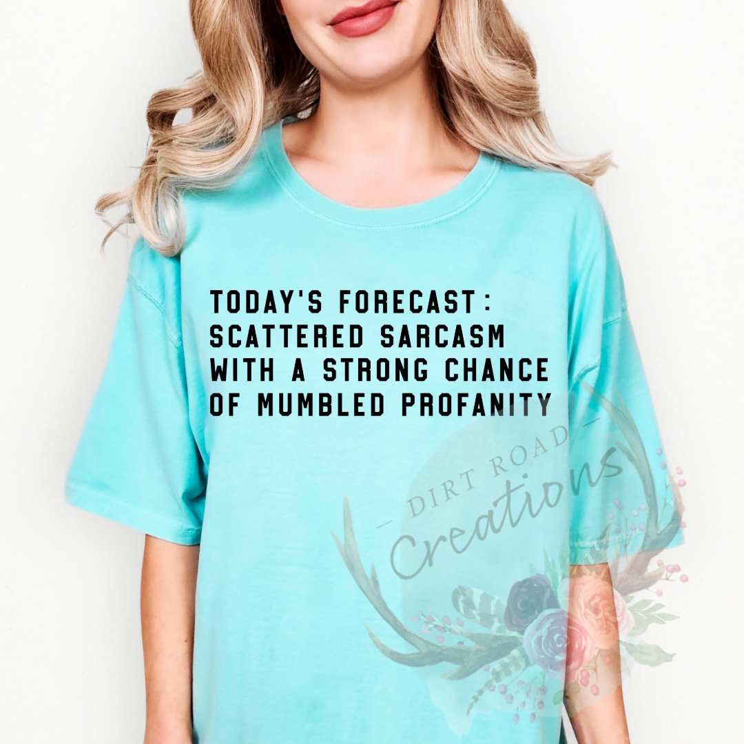 Todays forecast: screen print tee