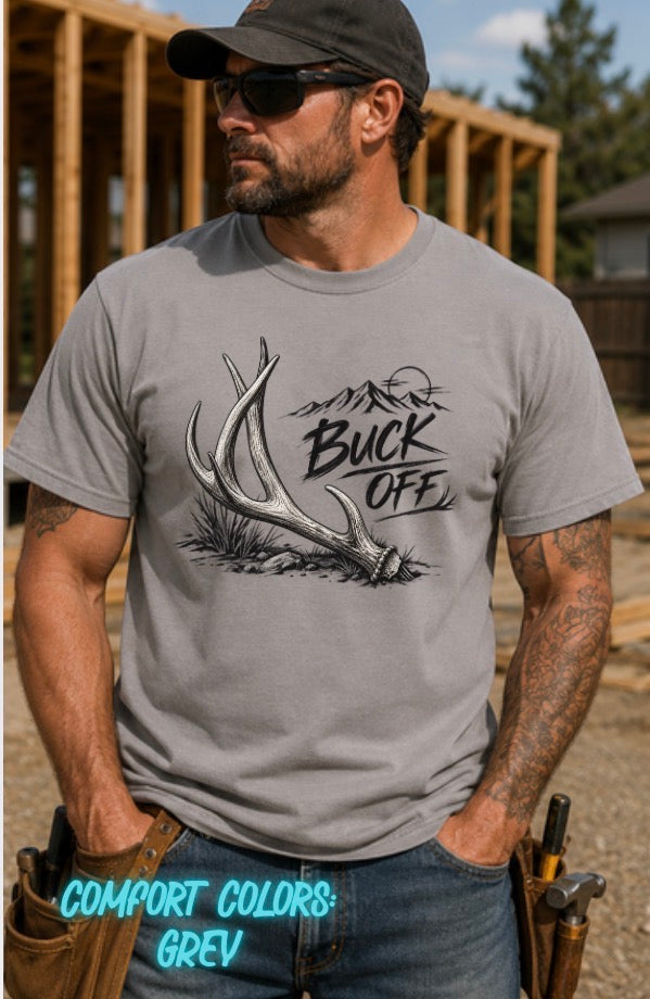 Buck off graphic tee